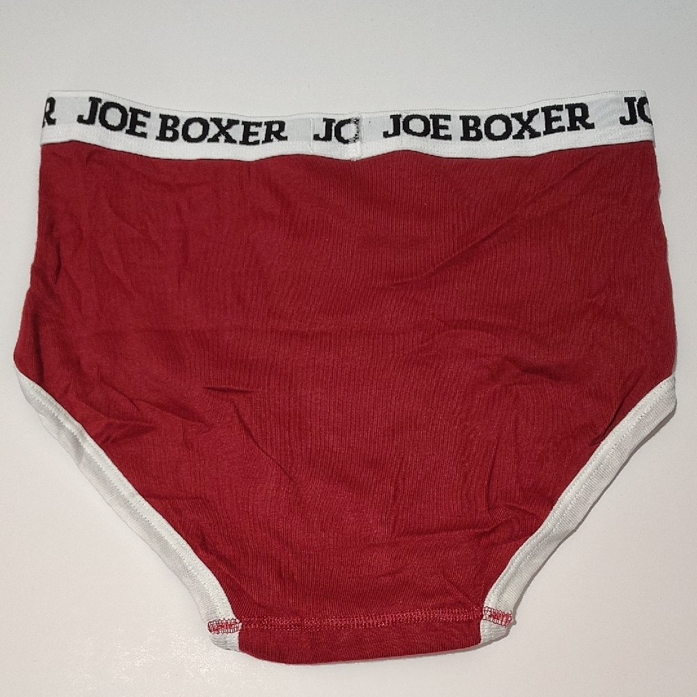 Retro Joe Boxer Red and White Men's Briefs - Picture 2 of 4